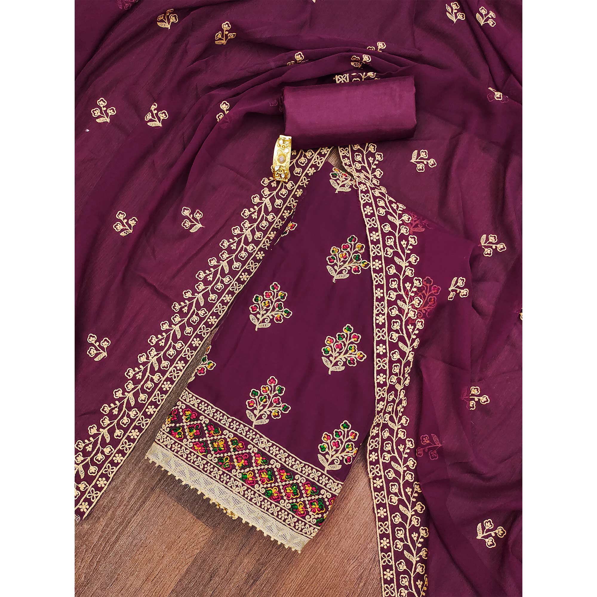 Chanderi Dress Material