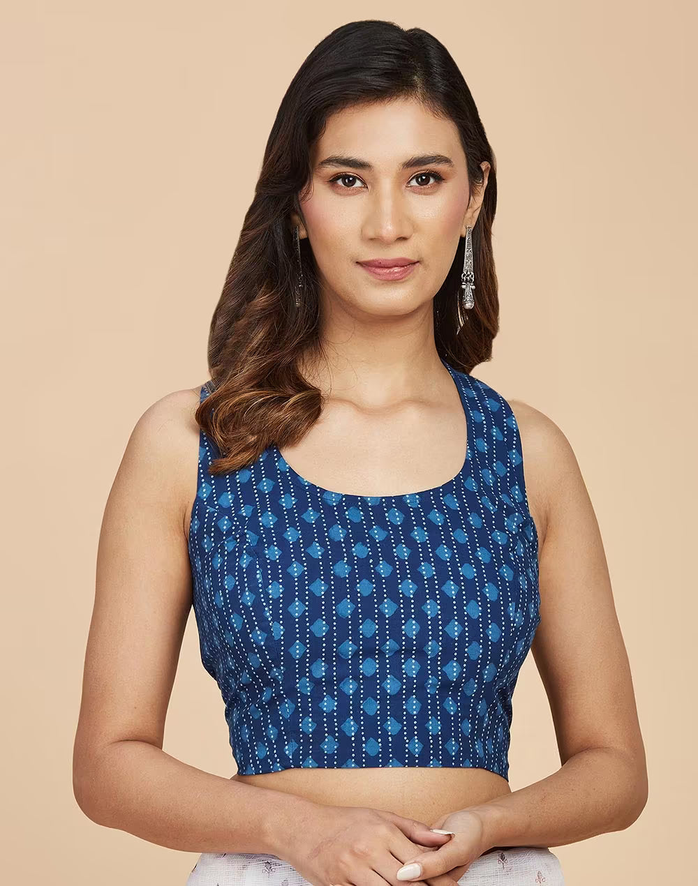 Cotton Sleeveless Blouse