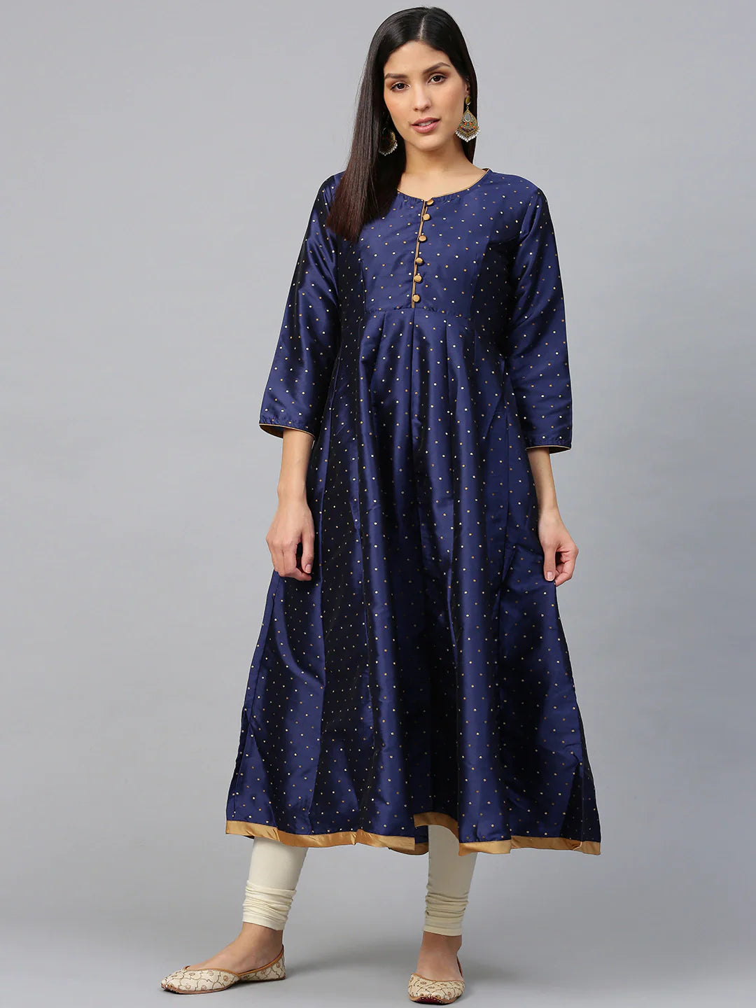 Navy Blue Anarkali Kurta