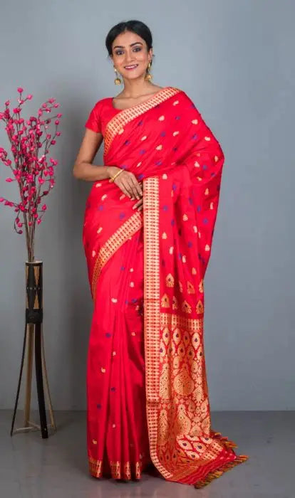 Red Kanchipuram Silk Saree